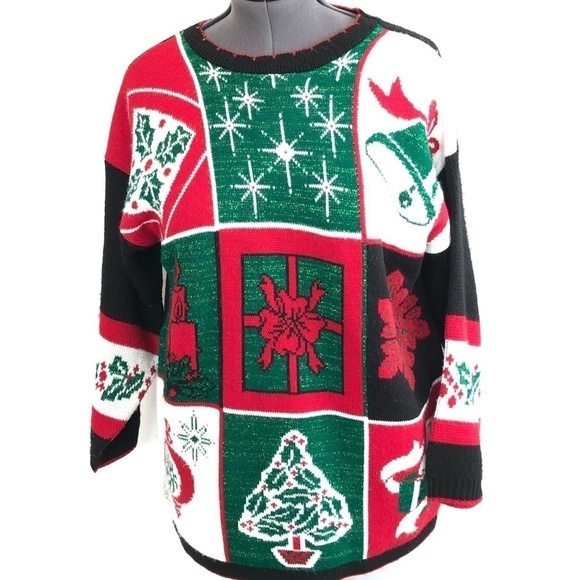 Holiday Time Christmas Sweater - Picture 1 of 8
